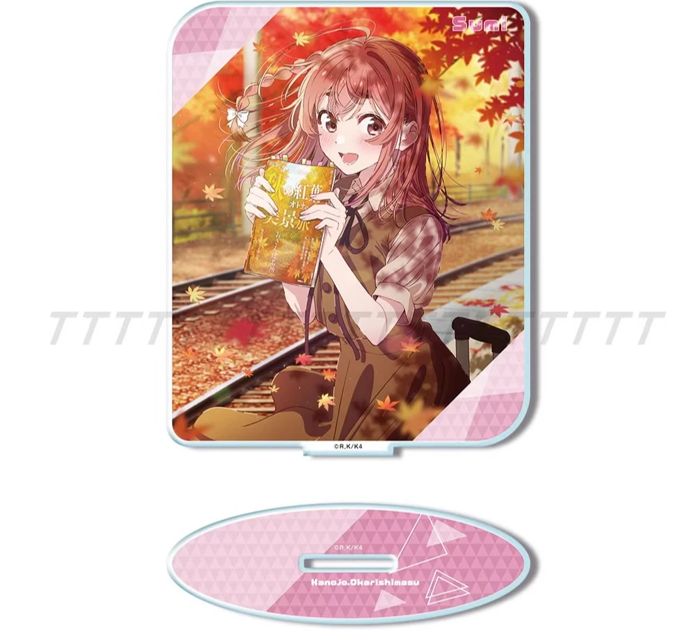 Anime Chizuru Mizuhara jeu Mami Nanami Ruka Sarashina Sumi Sakurasawa acrylique support Figure poupée porte-clés Cosplay jouet pour cadeau