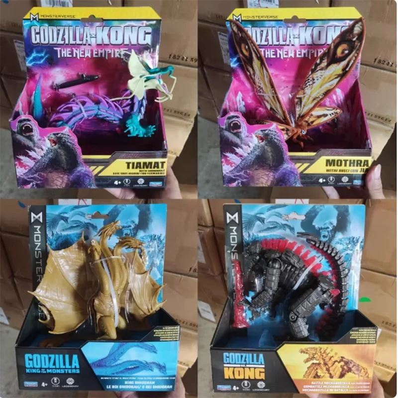 godzila-x-kongのプレイメイト新しいエンパイアアニメのアクションフィギュア子供のおもちゃ誕生日プレゼントオリジナル新しい2024