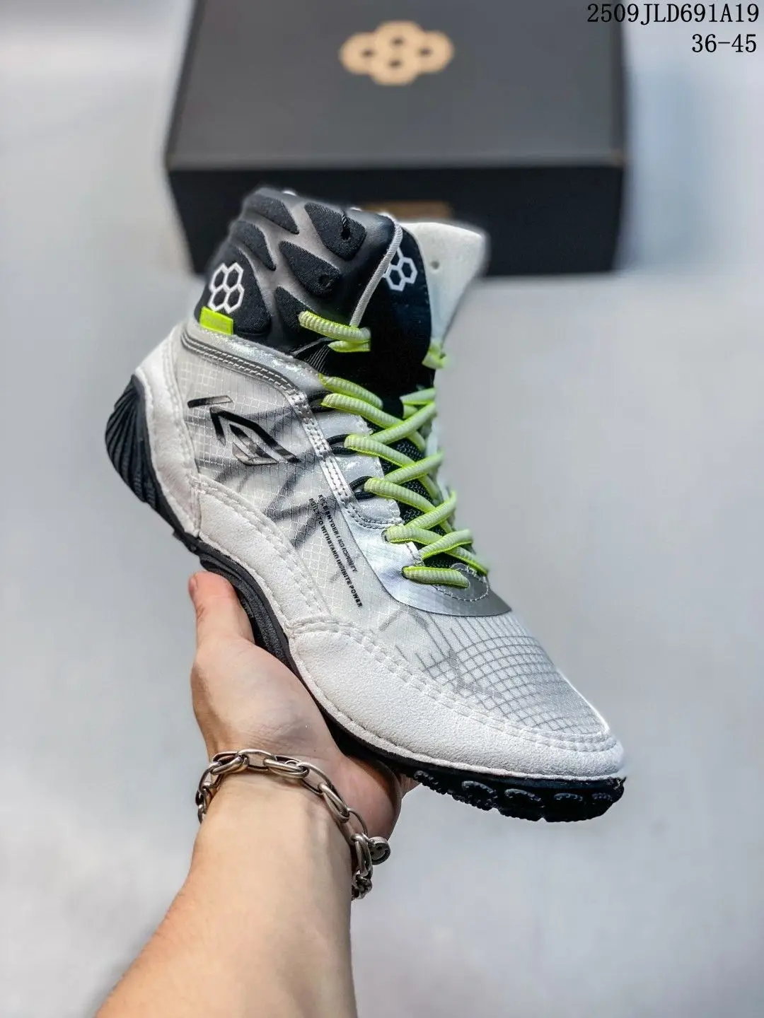 남성용 편안한 레슬링 운동화 전문 레슬링 신발 격투 운동화 미끄럼 방지 운동화