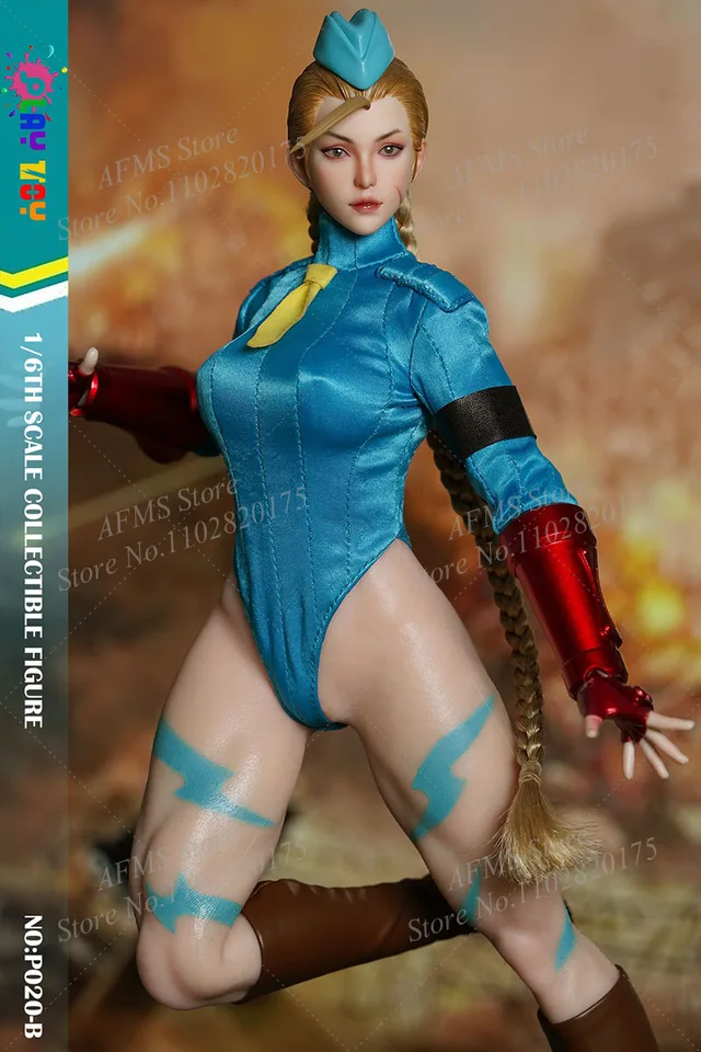 PLAY TOY P020 Escala 1/6 Figura Colecionável Cammy Jogo de Combate