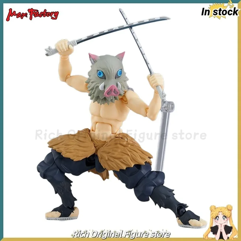 

【In Stock】Original Max Factory Figma#533 Demon Slayer: Kimetsu No Yaiba Hashibira Inosuke Anime Figure Model Toy