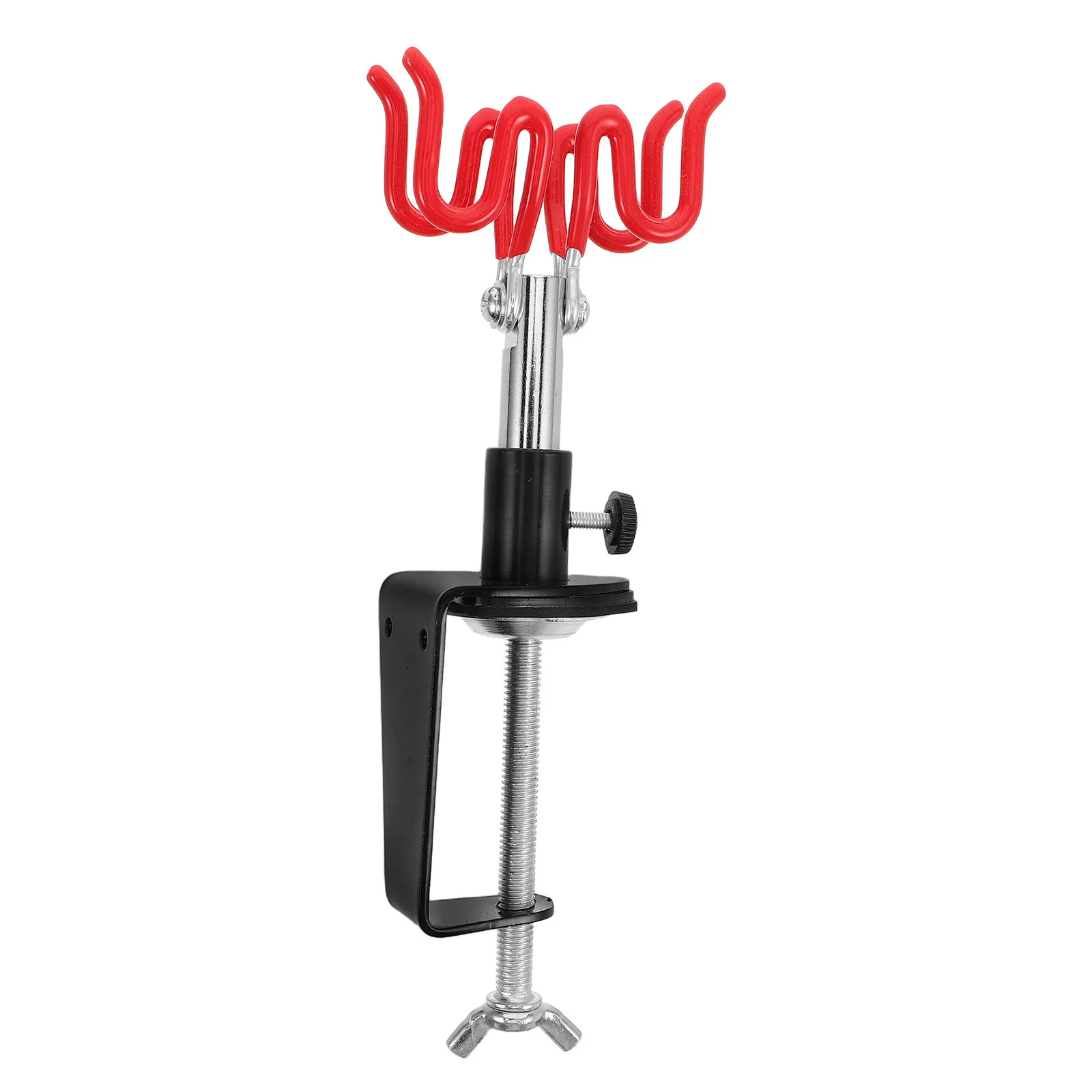 Adjustable Dual Airbrush Holder Spray Pen Stand Heavy Duty Metal Clamp Desk Mount Airbrush Tool Storage Workstation for Painting