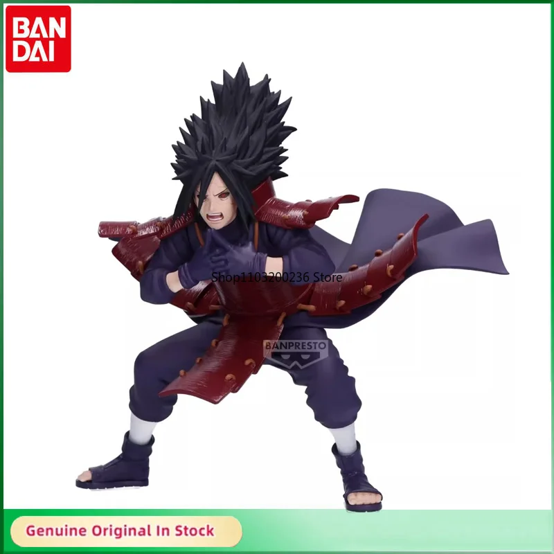 

BANDAI Original NARUTO Vibration Stars Uchiha Madara Action Figure Model Hobbies Collectible Desktop Ornaments