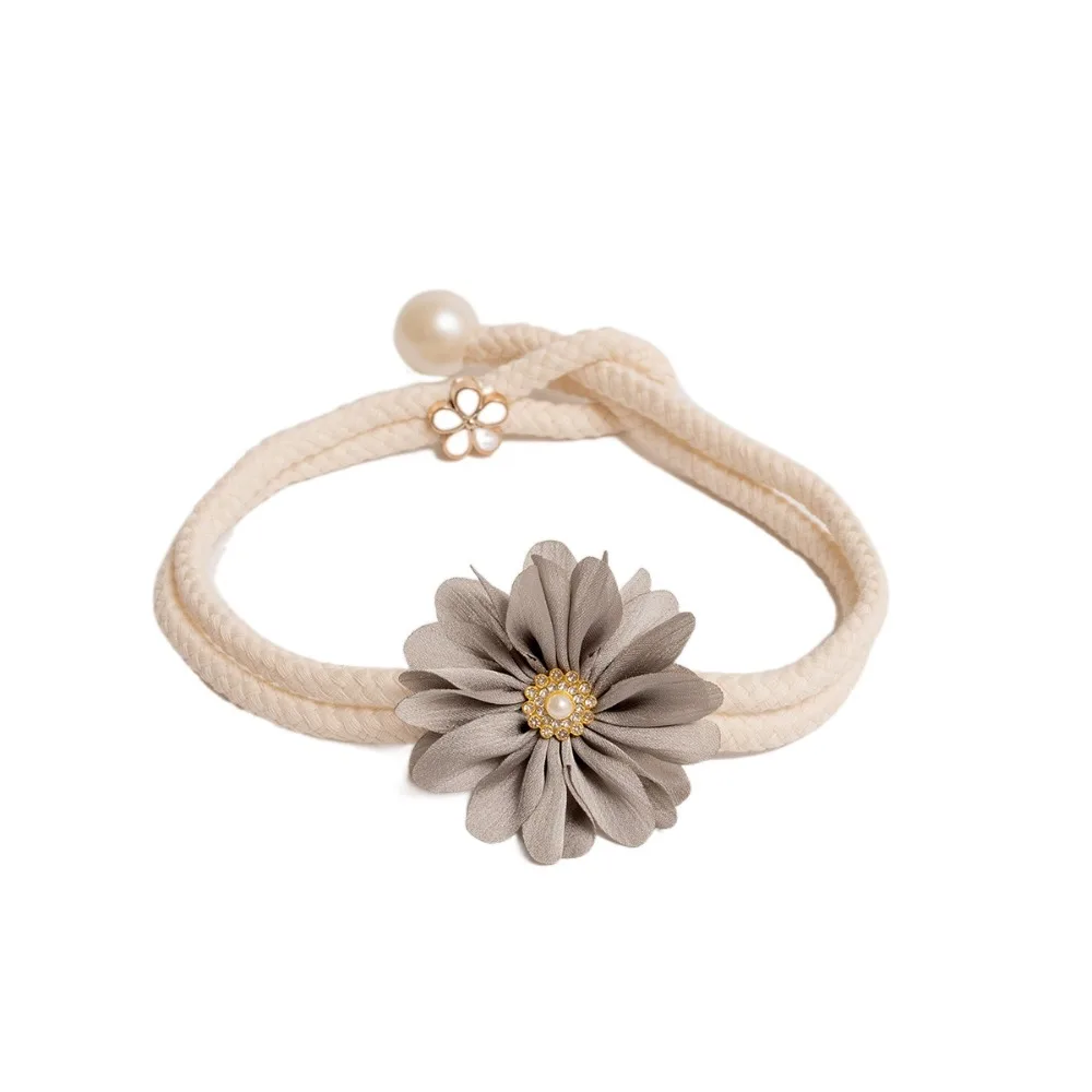 Trendy Adjustable Curtain Tiebacks Flower Elegant Curtain Holdback Modern Curtain Strap