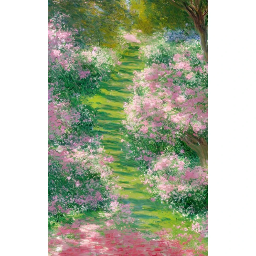 

500/1000/1200/2000 PCS Jigsaw Puzzles Beautiful Garden Path Scenery Family Activity Games DIY Puzzle for Bedroom Home Decor