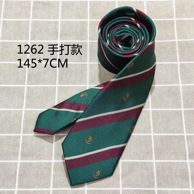 

Anchor 4-color 7cm handmade tie for men, students, and girls, paired with shirts, uniforms, performances, photography props, lei