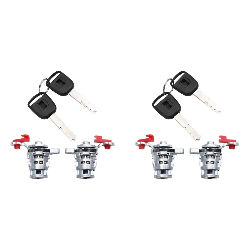

Powerful 4X Car Door Lock Barrel Set With Keys Car Door Lock Cylinder 72145-S73-003 72146-S73-003 For Honda Civic 2002-2005