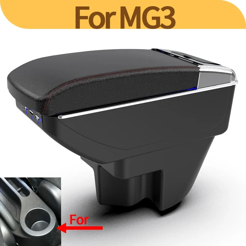 

Для MorrisGarages MG3 автомобильный подлокотник подходит для MG MG3 подлокотник центральной консоли автомобиля внутренняя модификация автомобильных аксессуаров USB