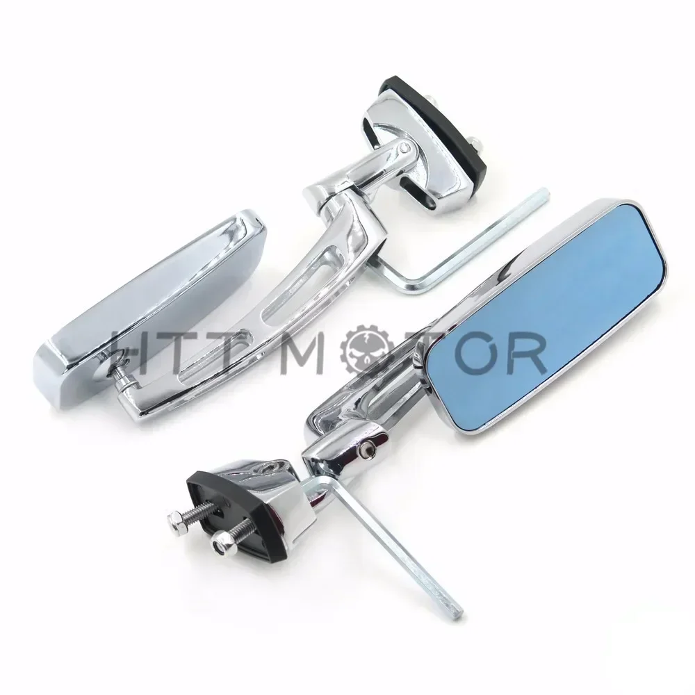 

Motorcycle CNC Machined Aluminum Anti-glare Glass Rearview Mirrors 6mm Thread for Honda CBR 600 F3 F4i 900 929 954 1000 RR