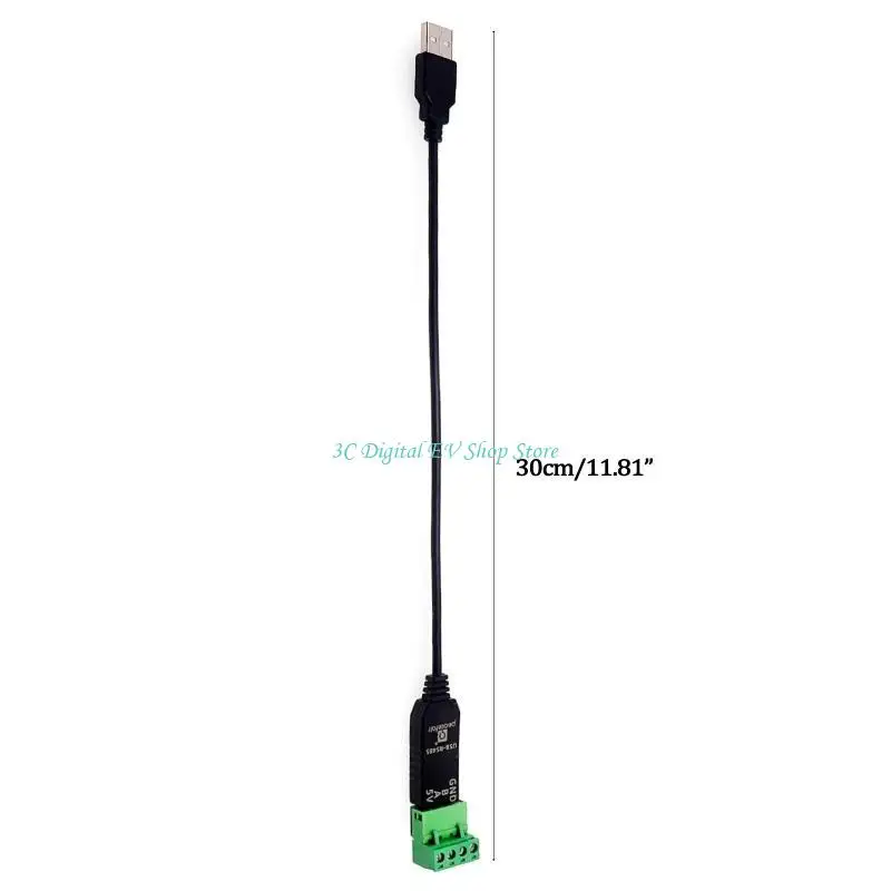 E74D 31cm/12in USB ~ RS485 RS-485 직렬 포트 장치 컨버터 어댑터 확장 케이블