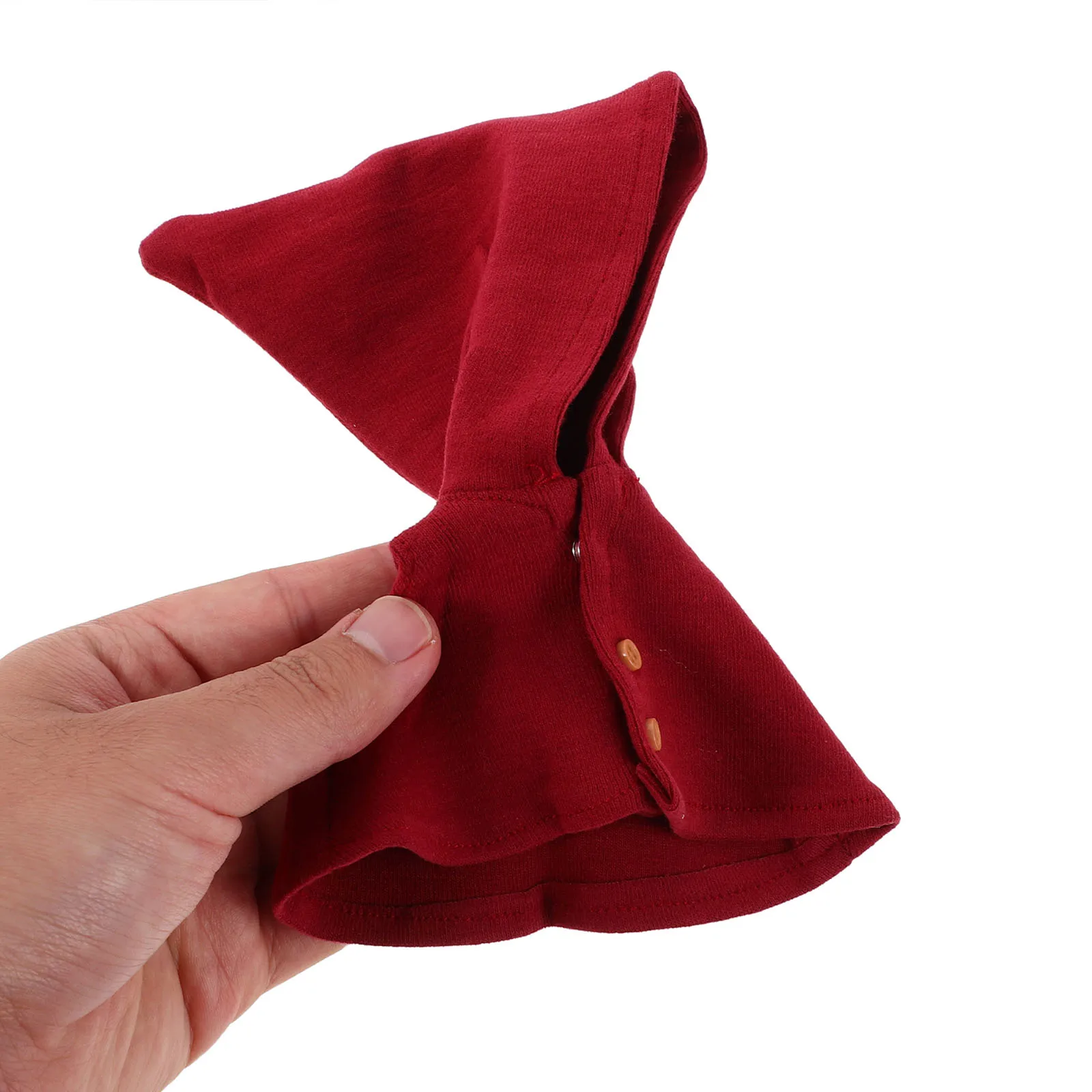 

2Pcs Wizard Cloak Mini Fairy Hooded Cape Outfit Figures Cosplay Witch Costume DIY Crafting Party Present Reusable Clothes