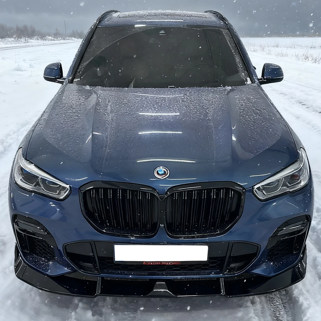 For BMW (G05) X5 M-Sport Car Front Bumper Splitter Lip Diffuser Body Kit Spoiler Guard 2019 2020 2021 2022 2023