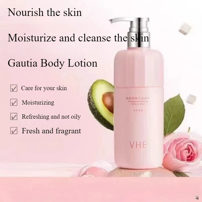 VHE rouge grenade nettoyant pour le corps hydratant, hydratant, nettoyage de la distance, nourrissant, Lotion éclaircissante pour le corps au parfum longue durée