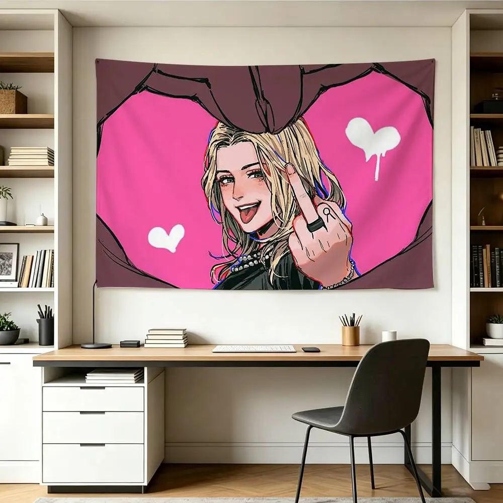 COOL Emily A-Armstrong    Flags Wall Hanging Background Art Banner for Bedroom Home Outdoor Decor
