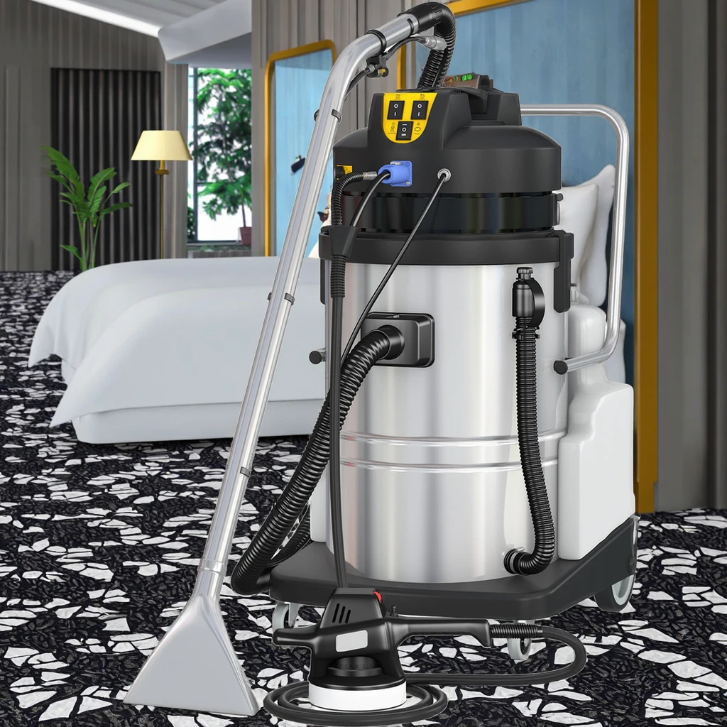 Electric Carpet Extractor Vacuum Cleaner Handheld Corded Wet Dry Cleaning Machine for Dirty Fabric Sofa 220V New