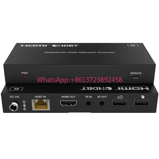 2025 18Gbps HDBaseT Extender Upto 150m with KVM  POC Function