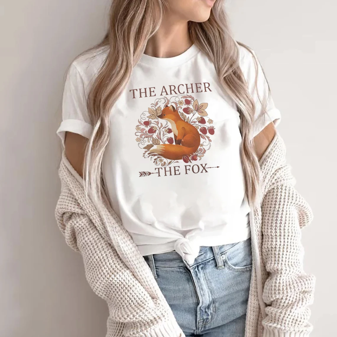 The archer and the fox pastel shirt bookish Once Upon A Broken Heart EvajacksT-shirt fantasy books T-shirt women\'s reader Tee