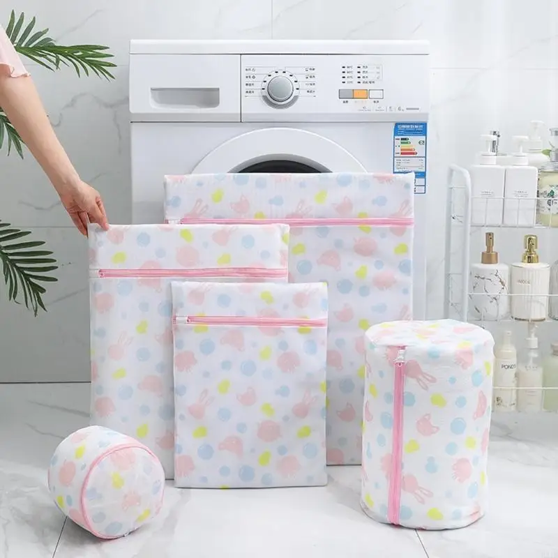 Tear Resistant Washing Protector Bag Thickened Mesh Structure For Machine Wash Cycle 