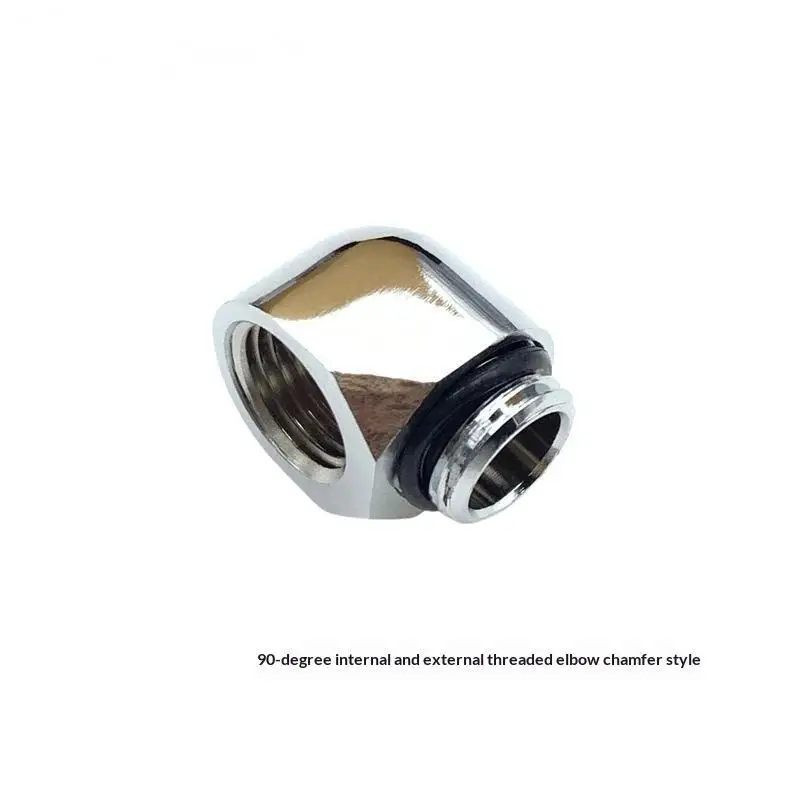 G1/4'' Thread 90 Degree Male to Female Brass Elbow Fitting Connector for DIY Plumbing Projects Home Improvement