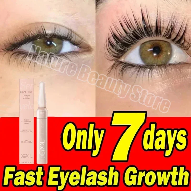 

Fast Eyelash Growth Serum 7 Days Natural Eyelash Enhancer Longer Fuller Thicker Curling Lash Treatment Eye Care Products Makeup