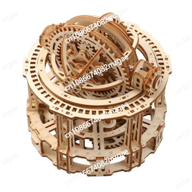 

Деревянная механическая модель трансмиссии с ручной сборкой, сферический турбийон-таймер