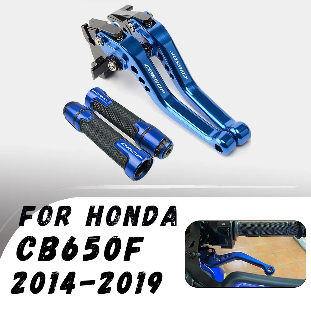 For Honda CB650F 2014-2019 Motorcycle Brake Clutch Lever Handle Handlebar Grips Ends Plug Slider Caps Motorcycle Accessories