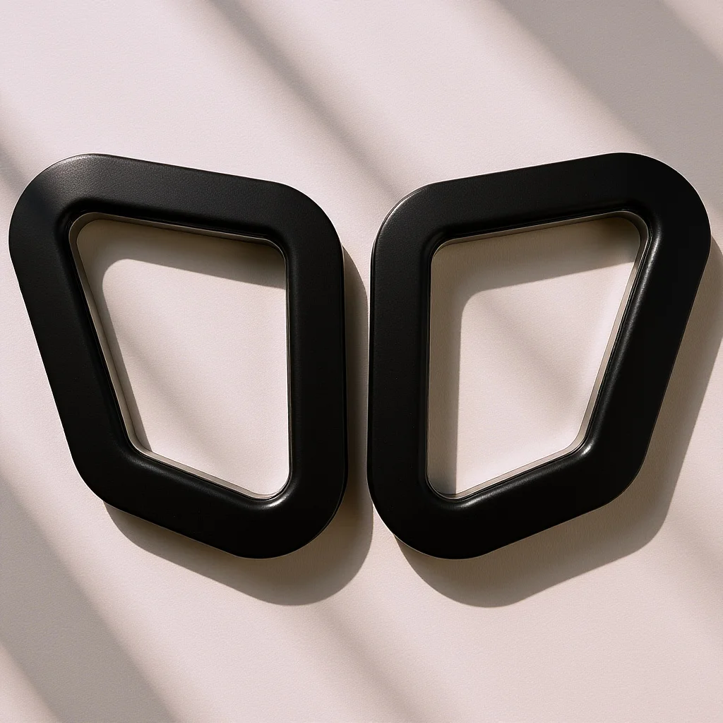 

2Sets Esports Chair Fittings Black Customizable Easy Install Decorative Chair Accessories for Office Game Room Setup