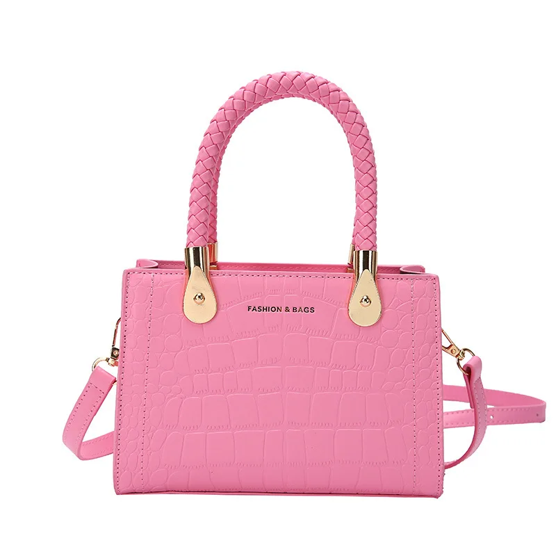 2023 New Fashion Large Capacity Crocodile Pattern Handheld Bag Simple One Shoulder Women's Bag Versatile Crossbody Bag