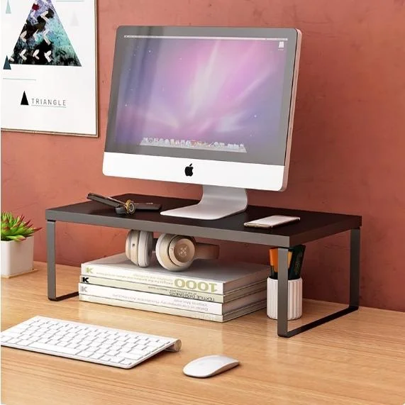 Soporte Elevador para Monitor de Computadora, Organizador de Escritorio, Estante de Almacenamiento para Portátil, Soporte par...