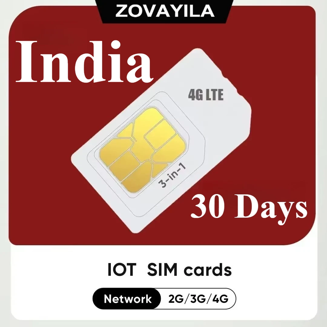India Prepaid M2M Positioning SIM 30Days 30MB Pure Data No Contract for Unlocked GPS Tracker Keep Tabs on Kids and Elderly