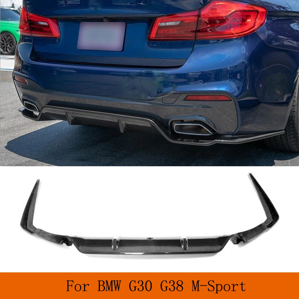 

Carbon Fiber Car Rear Bumper Lip Spoiler Diffuser for BMW G30 G38 M Sport Sedan 4 Door 2017 2018 2019 540i Non Standard Diffuser