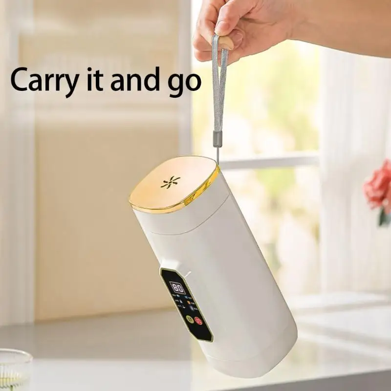 U0DE محمول من الفولاذ المقاوم للصدأ الغلاية سخان المياه الكهربائية مع 6 كوب التدفئة مقاومة للتحكم في درجة الحرارة