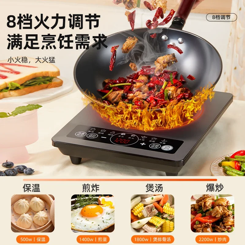 Cuisinière à induction pour la cuisson domestique et les marmites chaudes, haute puissance, spéciale pour le remuer et la friture