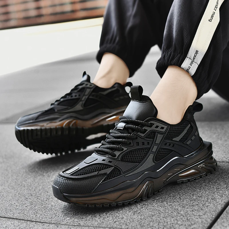 

Summer new thick soles increase mesh sports shoes low top every day breathable running shoes