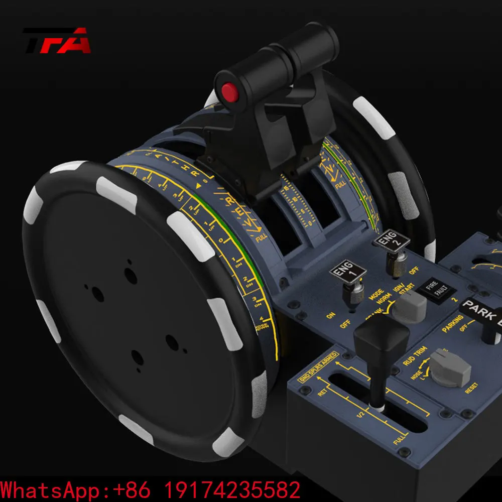 Airbus A320 Flight Simulator Throttle Quadrant Compatible With Toliss A350 Auto Trim Flight Simulator Cockpit Control
