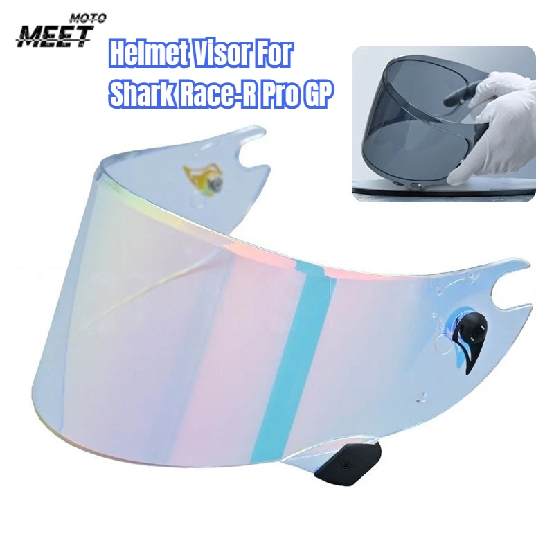 

For Shark Race-R Pro GP Motorcycle Helmet Visor Anti-UV PC Visor Lens Race R Pro GP Model Smoke Dark Replacement Visor