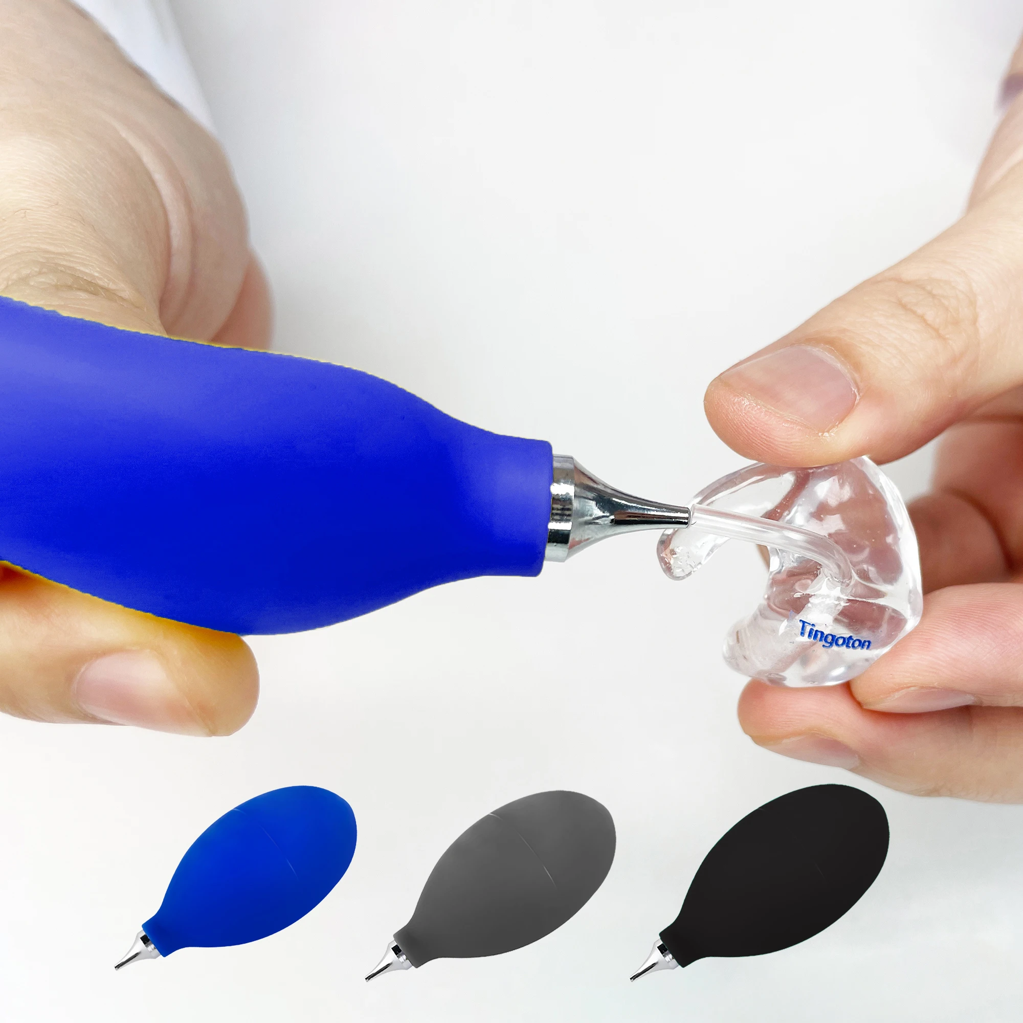 1PC Air Blower Pump Mini Squeeze Duster Rubber Bulb Pump Puffer For Hearing Aid Accessories Camera Watch Keyboard Clean Duster