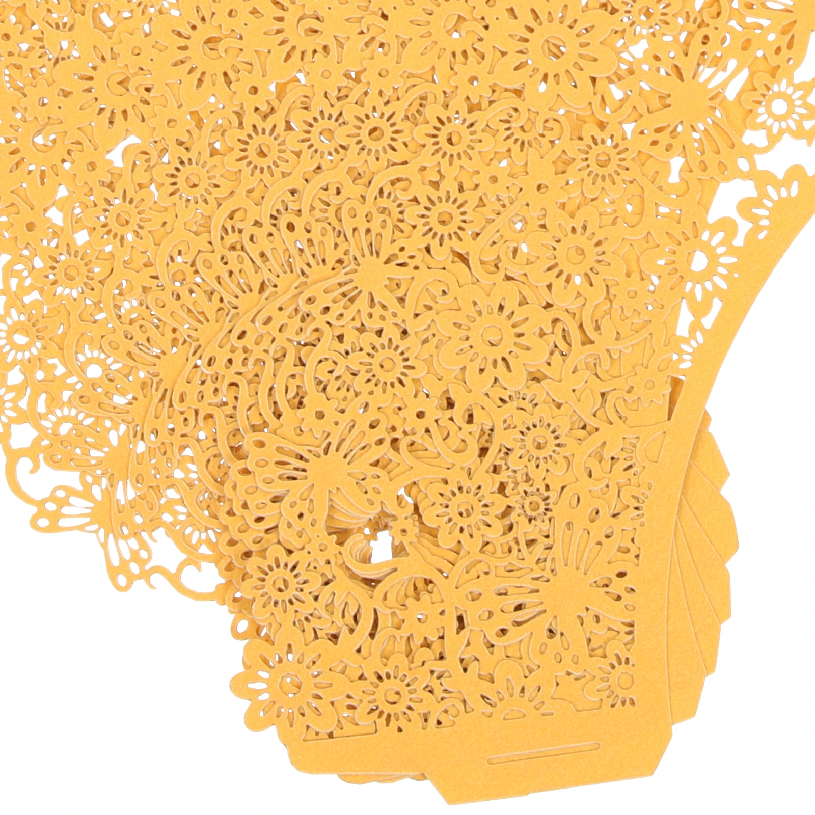 

100pcs Laser Hollow Cupcake Wrappers Floral Lace Baking Accessories Oil-Proof Paper Muffin Liners For Cake Desserts Wedding