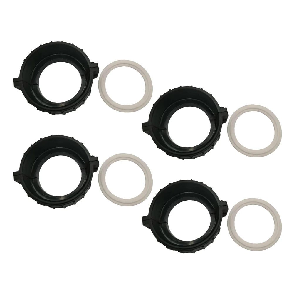 Set Of 2 Split Nuts & O-Rings For Spa Heaters - Fits For Balboa & For HydroQuip Spa Heaters Leak Prevention Heater Split Nut Kit