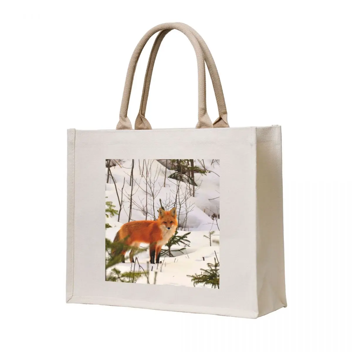 

Winter Fox Tote Bag tote bag university Eco bag eco pack Big women