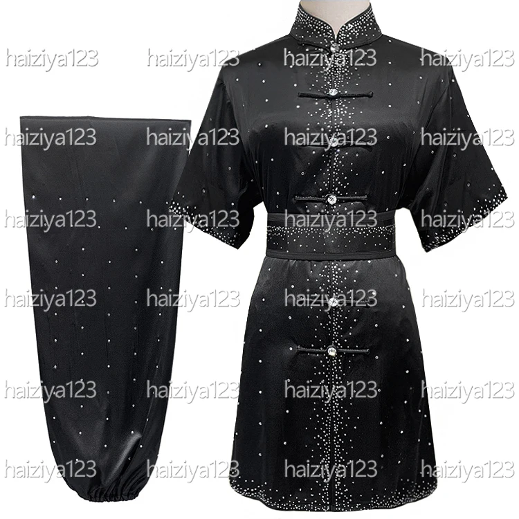 

Brilliant diamonds Wushu uniform Kungfu Martial arts suit Changquan Nanquan clothes for men women girl boy kids adults Unisex