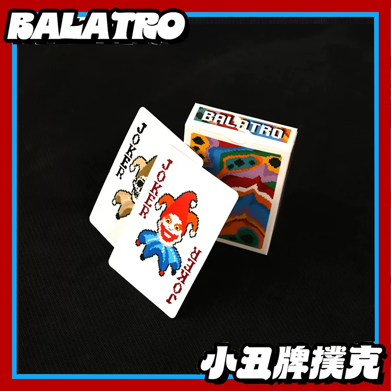 Newest Game Balatro Cosplay Poker Playing Cards 54 Sheets Joker Clown Cards Creative Party Game Family Funny Accessories Prop