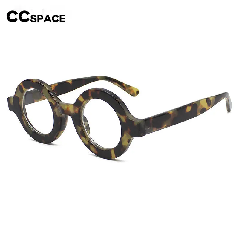 55513 Retro Round Glasses Frames Women Optical Plastic Spectacle Frame Anti Blue Computer Eyeglasses Prescription Glasses