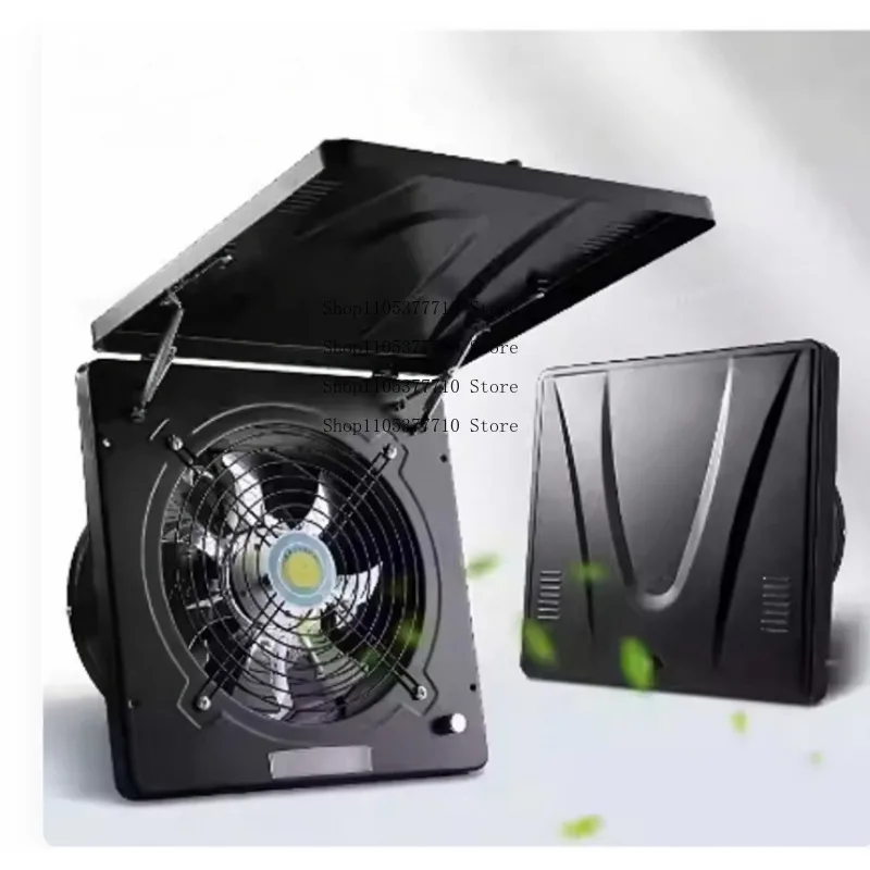 Flip Ventilation Fan Kitchen Fume Exhaust Fan High Speed Household Exhaust Fan 10 Inch Wall Type Window Exhaust