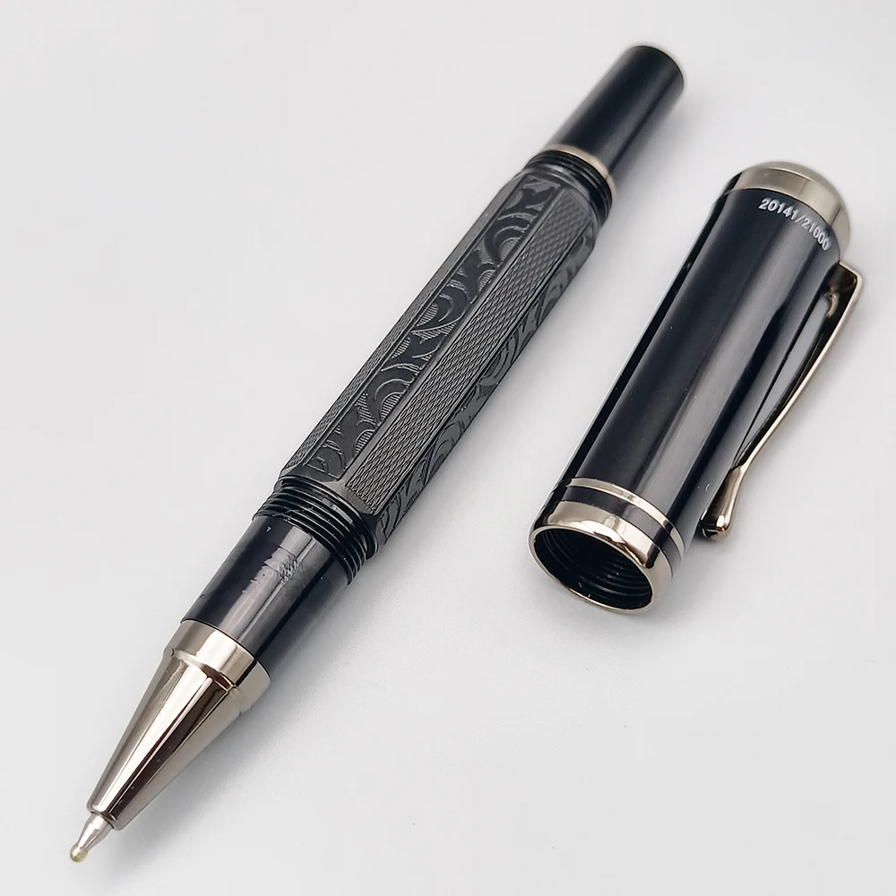 قلم حبر جاف فاخر من سلسلة المشاهير من MB RolleBall هدية قرطاسية أنيقة للكتابة المكتبية