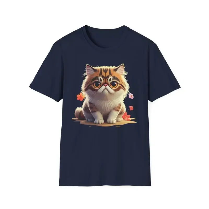 Persian Cat Softstyle T Shirt
