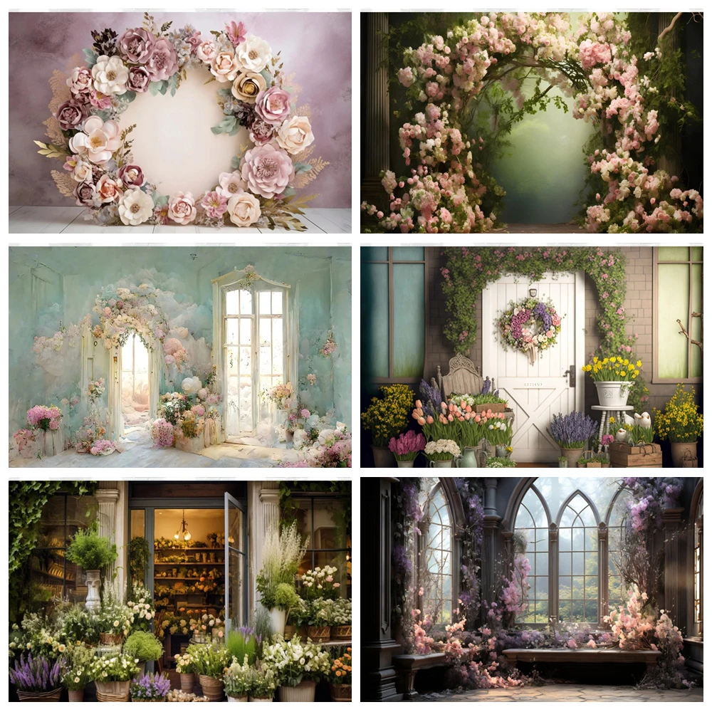 

White Pink Arch Flowers Backdrop Curtain Hanging Draping Fabric Background Drapes Wedding Birthday Decoration Photocall Props