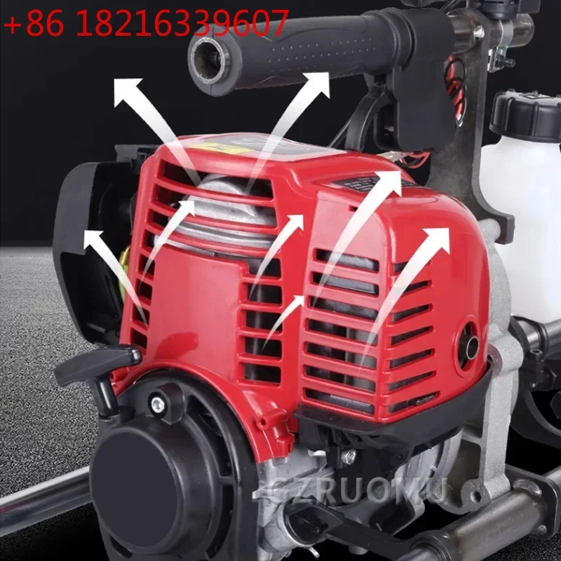 YAO Engine Drilling Machine High Power Four-stroke Excavation Ground Hole Pile Driver Drilling Machine 37.7CC 0.9KW