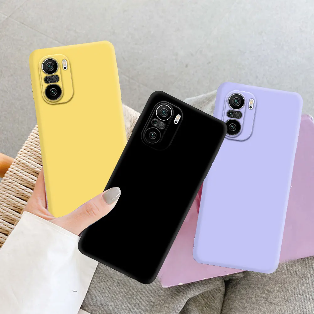 Original Case For Xiaomi Poco F3 Silicone Back Cover For Xiaomi Poco F3 Phone Cases For Redmi K40 Pro Fundas Coque