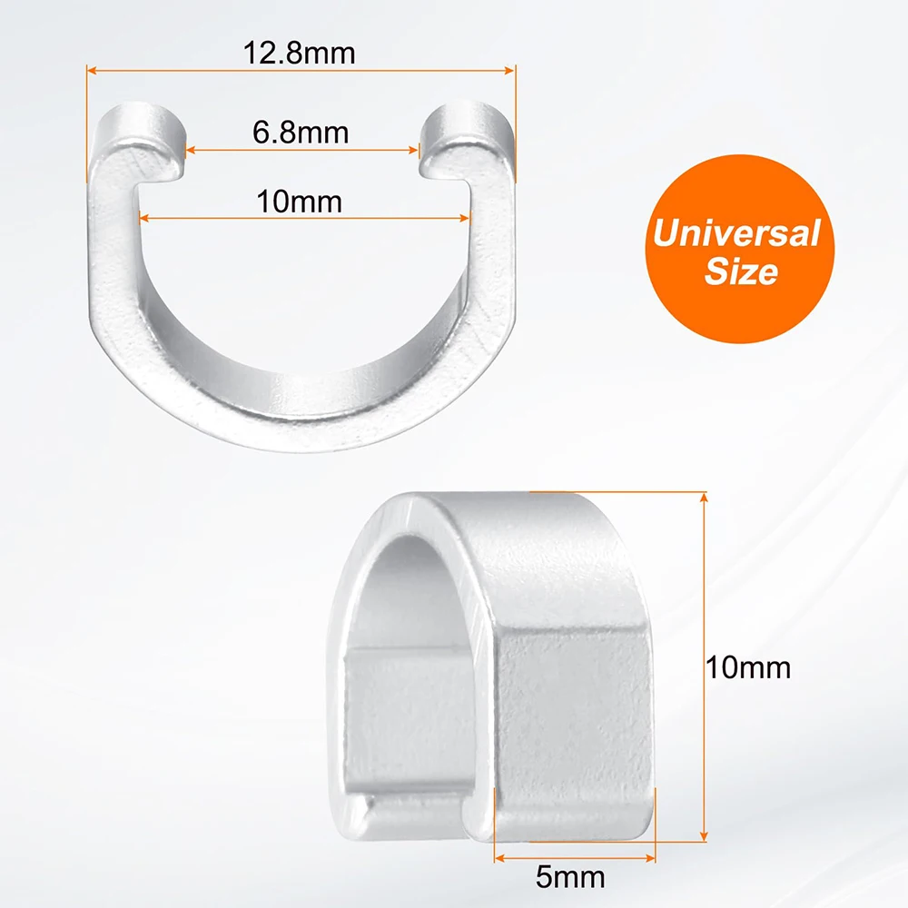 10 em 1 cabo de freio de bicicleta shifter linha fivela tubo cabo c-clip mtb quadro de bicicleta de estrada bloqueio de cabo clipes de braçadeira fixa